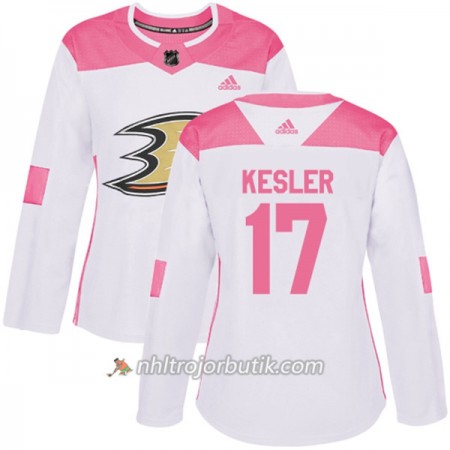 Dame Ishockey Anaheim Ducks Tröja Ryan Kesler 17 Adidas 2017-2018 Vit Rosa Fashion Authentic Dame Ishockey Anaheim Ducks Tröja Ryan Kesler 17 Adidas 2017-2018 Vit Rosa Fashion Authentic